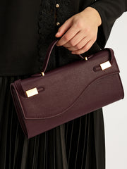 PU Leather Top-Handle Bag