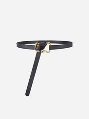 Unique Gold Buckle Knot Detail Belt