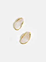Marble Resin Stud Earrings