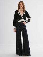 Striped Casual Knitted Sweater