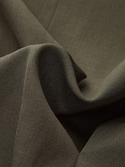 Stand-Collar Belted Trench Coat