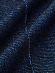 Mid-Waisted Denim Wide-Leg Jeans