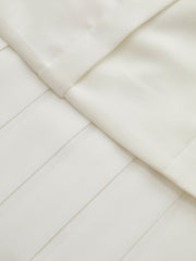 Pleated Strapless Maxi Dress with Detachable Strap