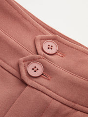 Double-Waistband High-Waisted Wide-Leg Pants