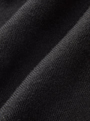 Contrast Cuff Collared Knit Maxi Dress