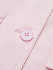 PU Collar Cropped Jacket