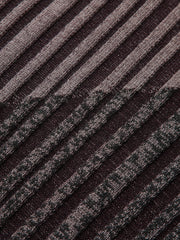 Wool Blend Two-Tone Mock Neck Knit Top