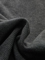 Striped Shirt Panel Knit Top