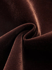 Belted Velvet Mini Skirt