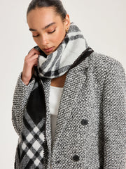 Plaid Faux Cashmere Scarf