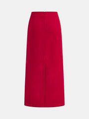 Decor Pocket Mid-Waist Maxi Skirt