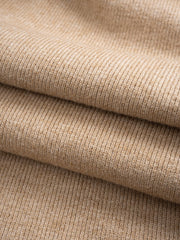 Knitted Zip-Up Jacket and Wide-Leg Pants Set