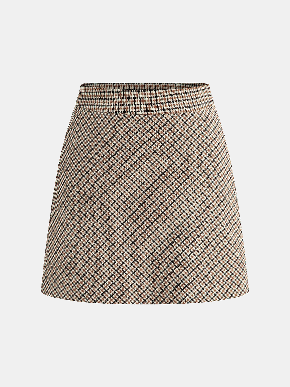 Checked Mini Skirt