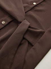 Tie-Waist Long Sleeve Shirt