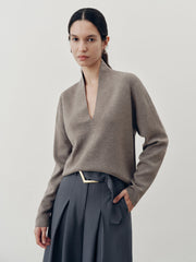 Belted Casual High-Waisted Wide-Leg Pants