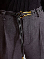 PU Leather Rope-Like Belt