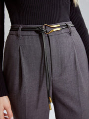 PU Leather Rope-Like Belt