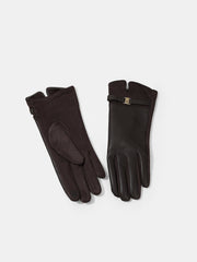 PU Leather Warm Gloves
