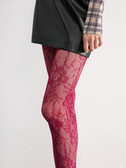 Floral Lace Tights