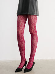 Floral Lace Tights