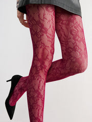 Floral Lace Tights