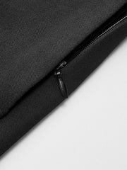 Metal Detail Mid-Waist Pleated Wide-Leg Pants