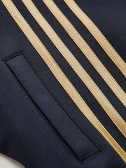 Quadruple Stripe Cropped Sweatshirt