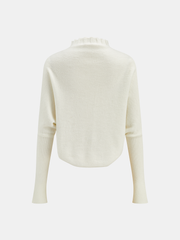 Floral Applique Knit Sweater