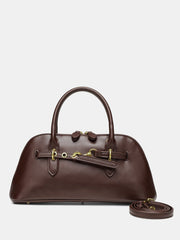 Metal Accent Vintage Shell Bag