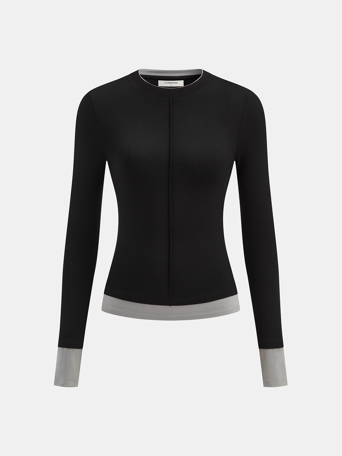 Color-Block Long-Sleeve Top