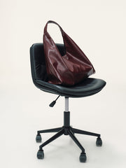 Oversized PU Leather Tote Bag