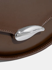 PU Leather Curved Shoulder Bag