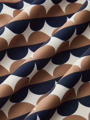 Polka Dot Tie-Neck Maxi Dress