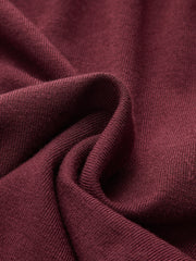 Deep V-Neck Ruched Long-Sleeve Mini Dress