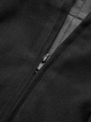 Zip-Front Gold Embellished Mini Dress