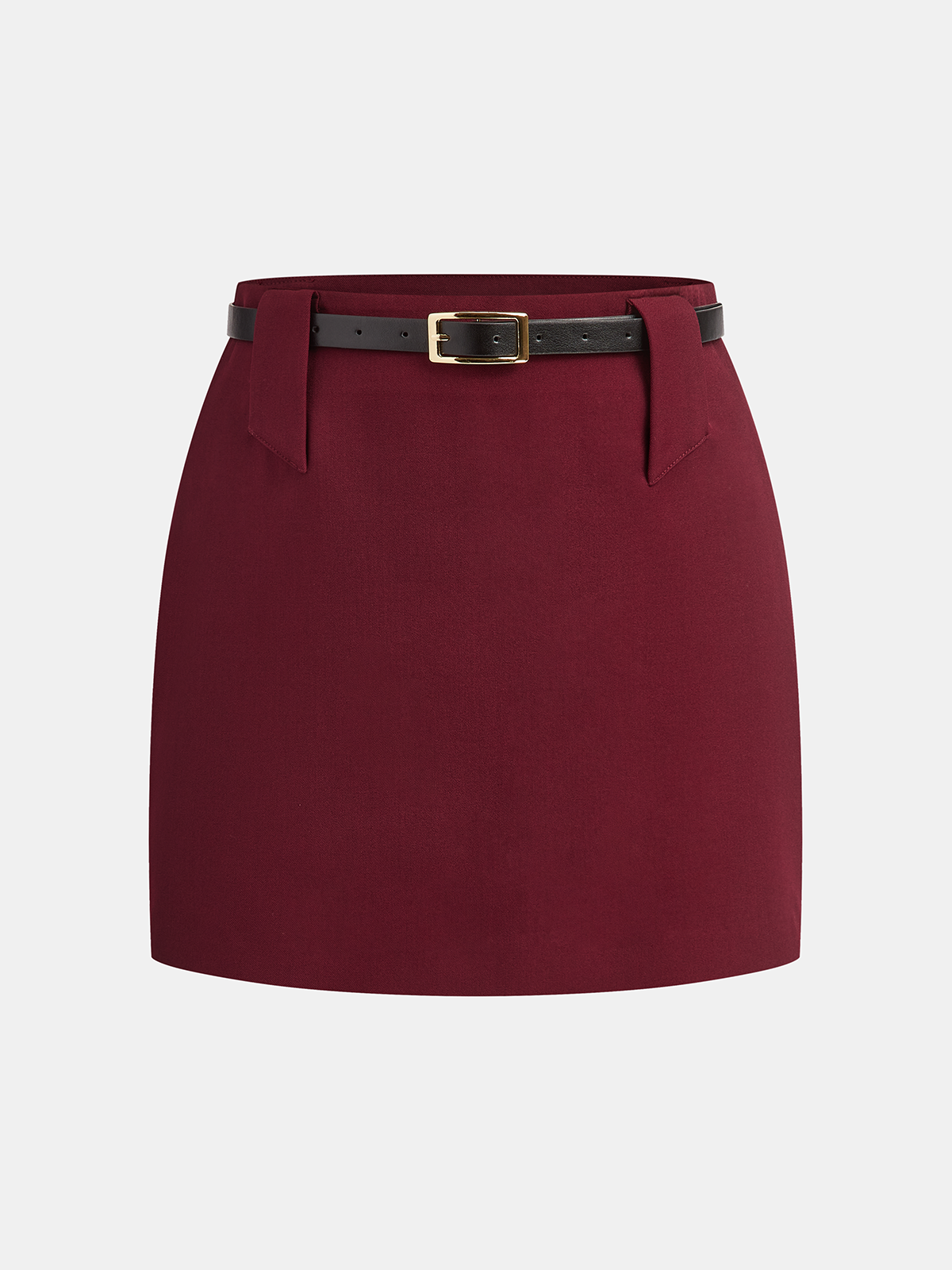 Belted Mini Skirt