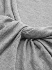 Twist-Front Wool-Blend Knit Sweater