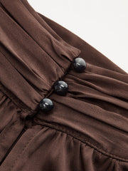 Satin Turtleneck Bodysuit