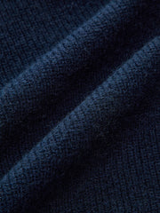 Long-Sleeve Knit Polo Sweater