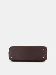 Belt Detail Suede Effect Tote Bag