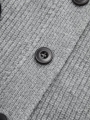 Floral Applique Knit Cardigan