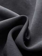 Long Sleeve V-Neck Cropped Sweatshirt