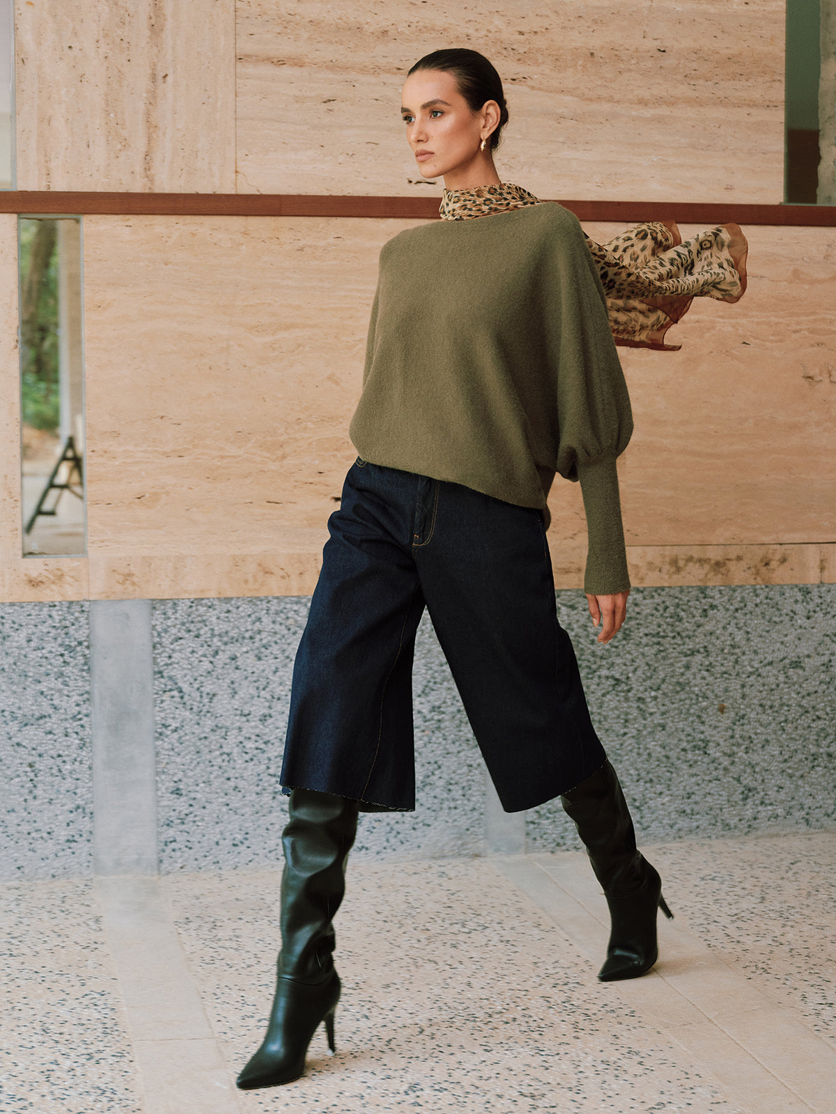 Batwing Sleeve Sweater