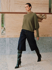 Batwing Sleeve Sweater