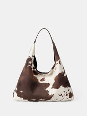 Cow Print Hobo Bag