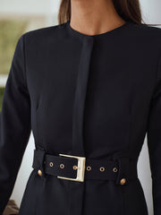 Tailored Belted Blazer