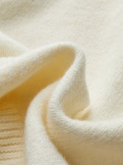 Contrast Collar Knit Vest