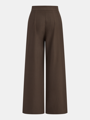 Chain Detail Wide-Leg Pants