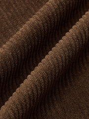 Belted Corduroy Wide-Leg Pants