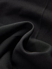 Contrast Waistband Straight-Leg Pants